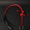 Braided Faux Leather Snake Whip