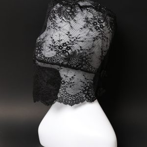 Elegant Floral Lace Fetish Mask