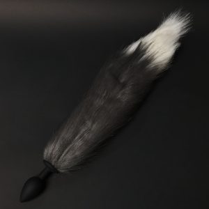 Realistic Faux Fur Fox Tail Butt Plug