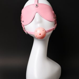 2-in-1 Head Harness Blindfold & Gag