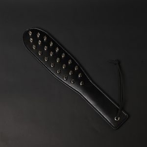 Spiked Leather Spanking Paddle