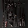 7-Piece Red-Stitched Leather Bondage Set