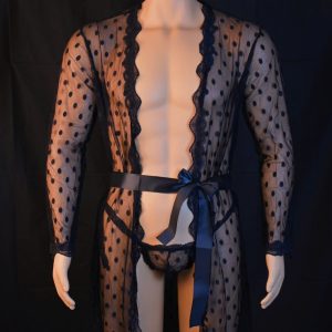 Lace Noir Men‘s Seduction Robe
