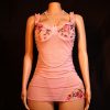 Embroidered Garden Sheer Night Gown