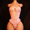 Baby Doll Lace Bodysuit with Garter