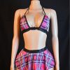 Bikini Tie Top & Flirty Mini Set