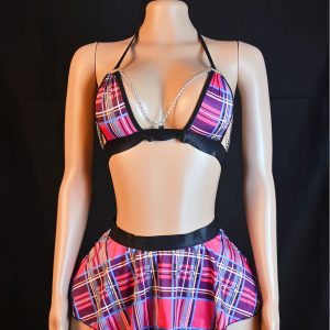 Bikini Tie Top & Flirty Mini Set