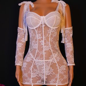 Marie Antoinette Mesh Gown & Sleeves